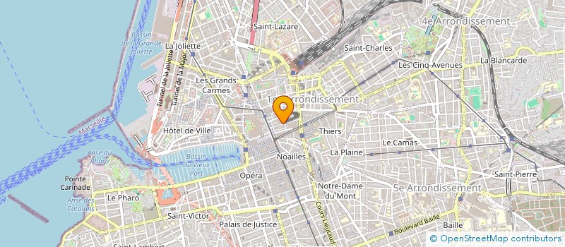 localisation de l'entreprise LES DITS SONT DE LA à MARSEILLE