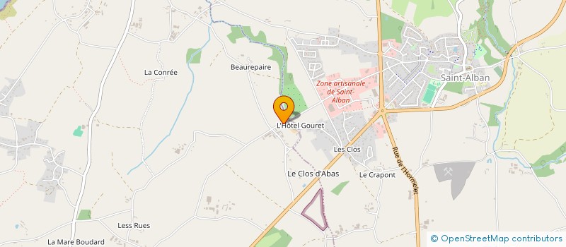 localisation de l'entreprise LES DIVAGANTES à LAMBALLE-ARMOR
