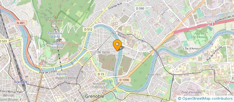 localisation de l'entreprise LES DIVERSIFS ASSOCIATION  GRENOBLE