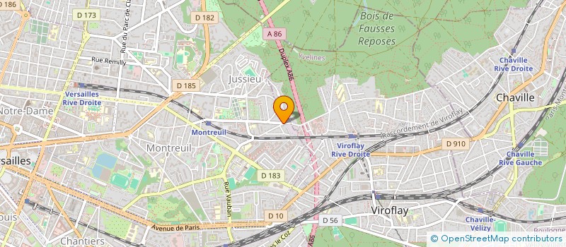 localisation de l'entreprise LES DIVULGACHEURS à VERSAILLES