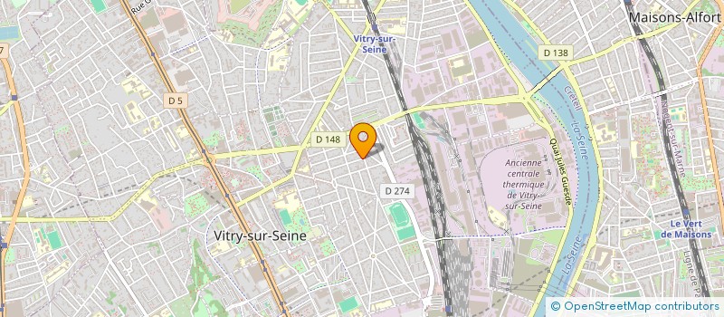 localisation de l'entreprise LES DIX DOIGTS à VITRY-SUR-SEINE