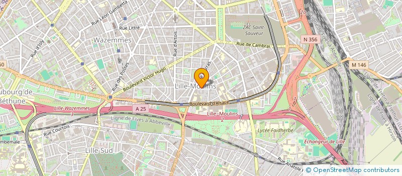 localisation de l'entreprise LES DJEMBES DANSENT à LILLE
