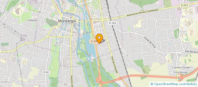 localisation de l'entreprise LES DJINNS à MONTARGIS