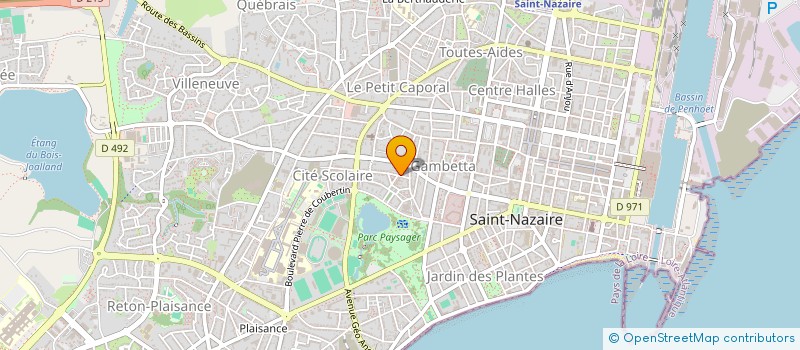localisation de l'entreprise LES DO'RADE GLOBETROTTEUSE  SAINT-NAZAIRE