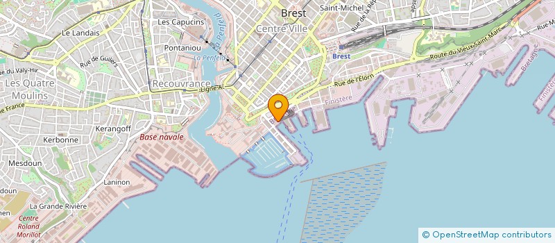 localisation de l'entreprise LES DOCKS 29 à BREST