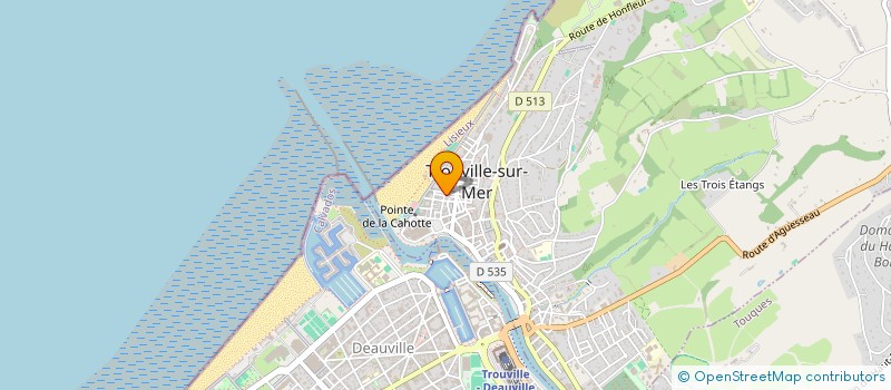localisation de l'entreprise LES DOCKS à TROUVILLE-SUR-MER