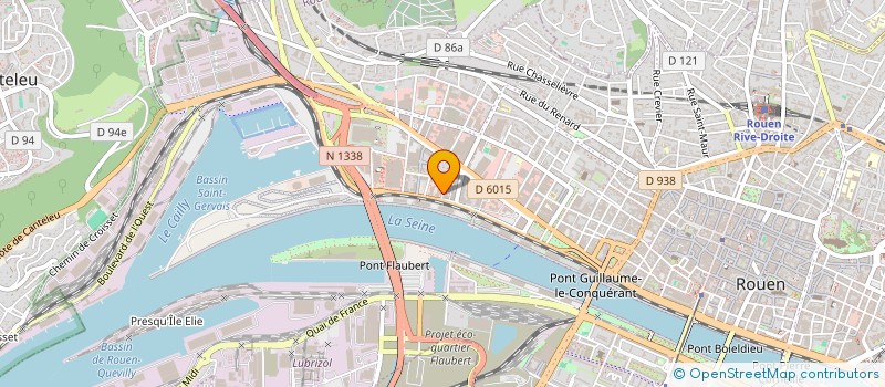 localisation de l'entreprise LES DOCKS à ROUEN