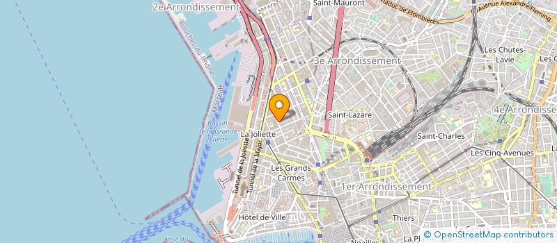 localisation de l'entreprise LES DOCKS SERVICES à MARSEILLE