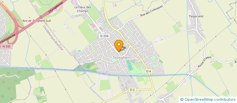 localisation de l'entreprise LES DOCS DU BONHEUR  TETEGHEM-COUDEKERQUE-VILLAGE