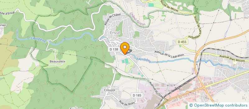 localisation de l'entreprise LES DOCS DU MENAGER à COURNON-D'AUVERGNE