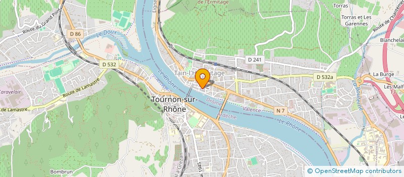 localisation de l'entreprise LES DOCTEURS DAMES  TAIN-L'HERMITAGE