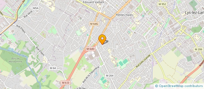 localisation de l'entreprise LES DODOS  HEM