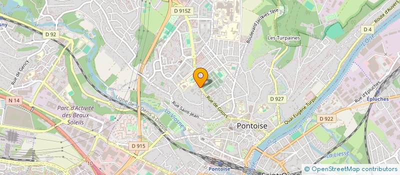 localisation de l'entreprise LES DOIGTS D'OR  PONTOISE