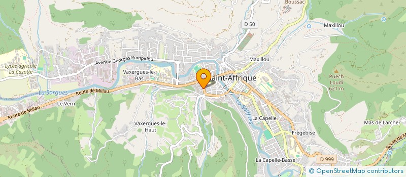 localisation de l'entreprise LES DOIGTS D'OR  SAINT-AFFRIQUE