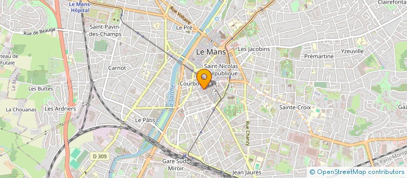 localisation de l'entreprise LES DOIGTS DANS LA PROSE- EDITIONS  LE MANS