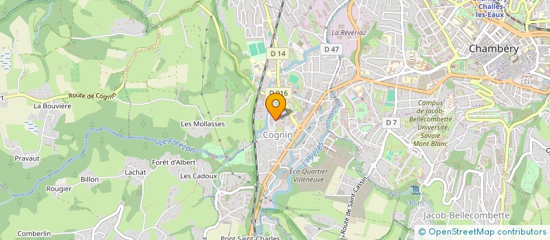 localisation de l'entreprise LES DOIGTS DE FEE  COGNIN