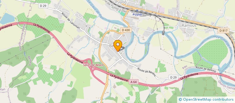 localisation de l'entreprise LES DOIGTS DE FEE  BELLOCQ