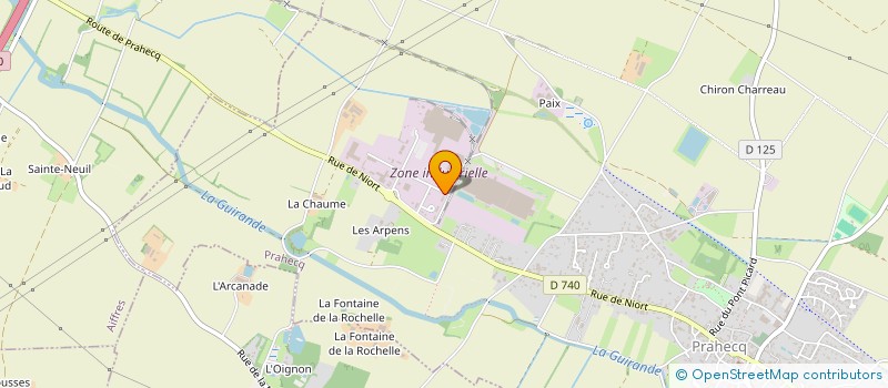 localisation de l'entreprise LES DOIGTS DE FEES  VOUILLE