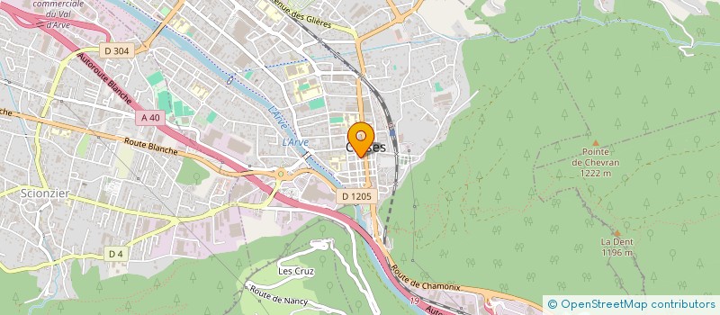 localisation de l'entreprise LES DOIGTS DE FEES  CLUSES