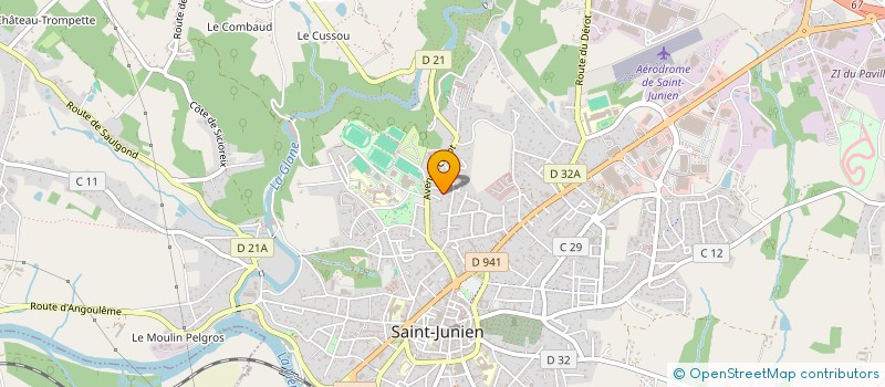 localisation de l'entreprise LES DOIGTS DE LA MAIN  SAINT-BRICE-SUR-VIENNE