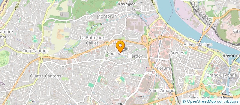 localisation de l'entreprise LES DOIGTS IMPATIENTS-MUSIQUE AU COEUR DES ARTS  ANGLET