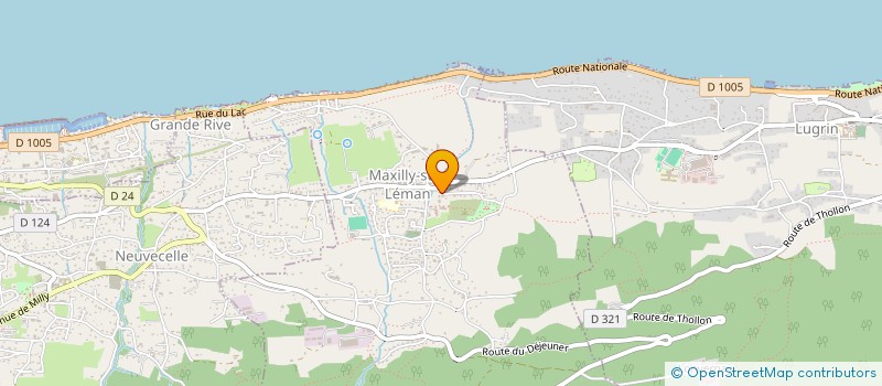 localisation de l'entreprise LES DOLLS DU LAC  MAXILLY-SUR-LEMAN