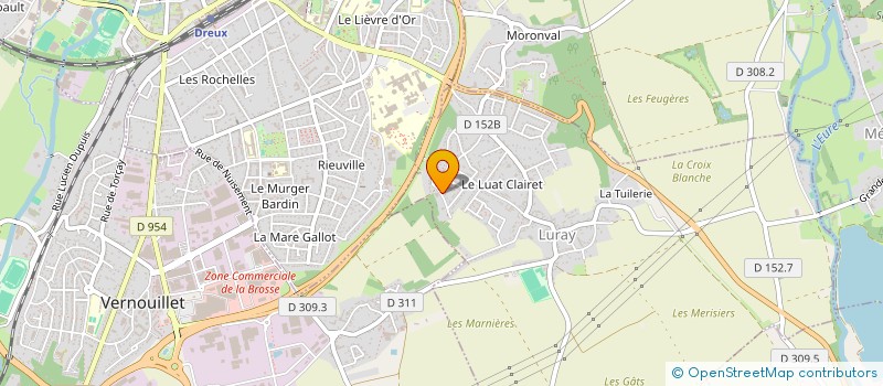 localisation de l'entreprise LES DOLMENS à LURAY