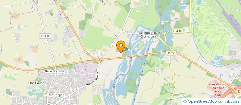 localisation de l'entreprise LES DOMAINES  CHAVAGNE