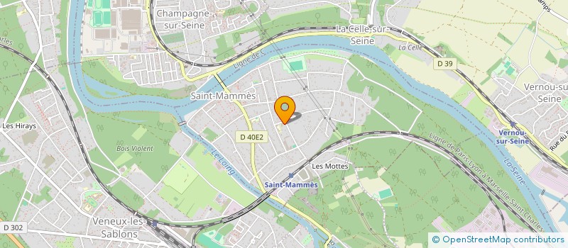 localisation de l'entreprise LES DOMAINES  SAINT-MAMMES