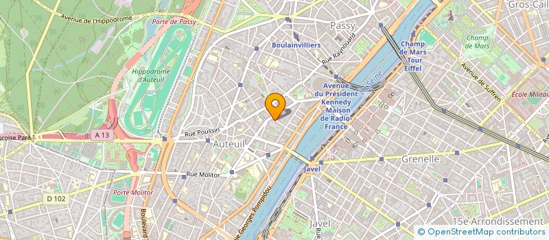 localisation de l'entreprise LES DOMAINES ASSOCIES  PARIS