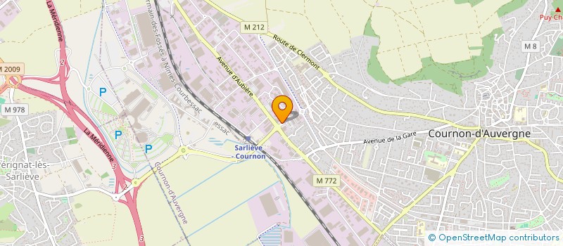 localisation de l'entreprise LES DOMAINES D'ARVERNE  COURNON-D'AUVERGNE