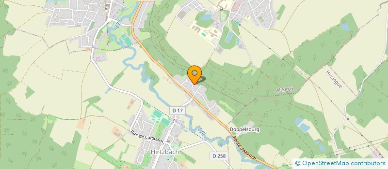 localisation de l'entreprise LES DOMAINES DE HIRTZ  HIRTZBACH