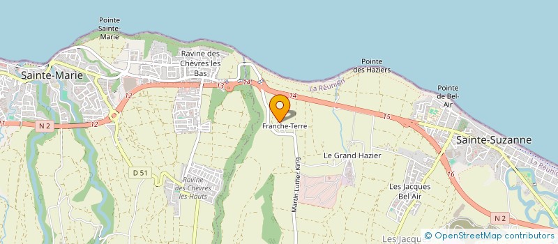 localisation de l'entreprise LES DOMAINES DE LA CONVENANCE à SAINTE-SUZANNE