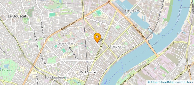 localisation de l'entreprise LES DOMAINES DE LUCE à BORDEAUX