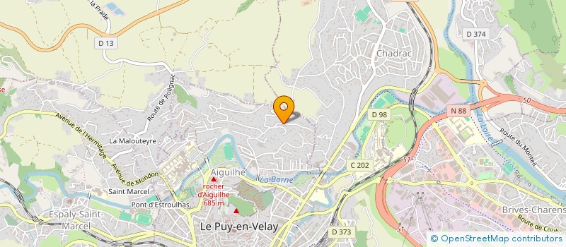localisation de l'entreprise LES DOMAINES DE MARIE-LOUISE à AIGUILHE