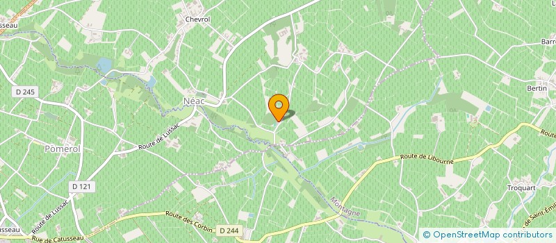 localisation de l'entreprise LES DOMAINES DE MONCETS  NEAC