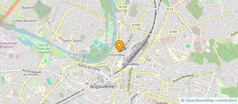 localisation de l'entreprise LES DOMAINES DE VAL à ANGOULEME
