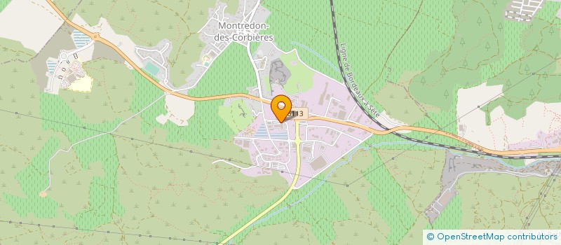 localisation de l'entreprise LES DOMAINES DU GRAND SUD  MONTREDON-DES-CORBIERES