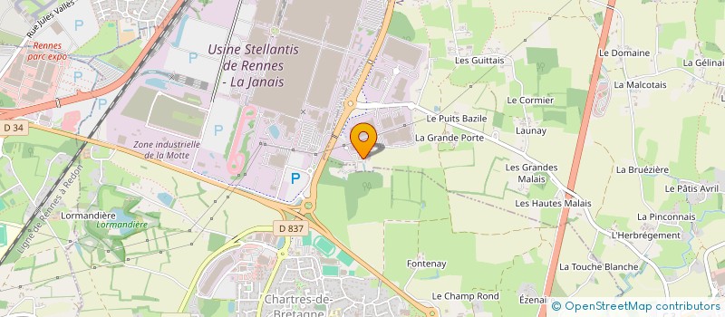 localisation de l'entreprise LES DOMAINES DU MARAIS  NOYAL-CHATILLON-SUR-SEICHE