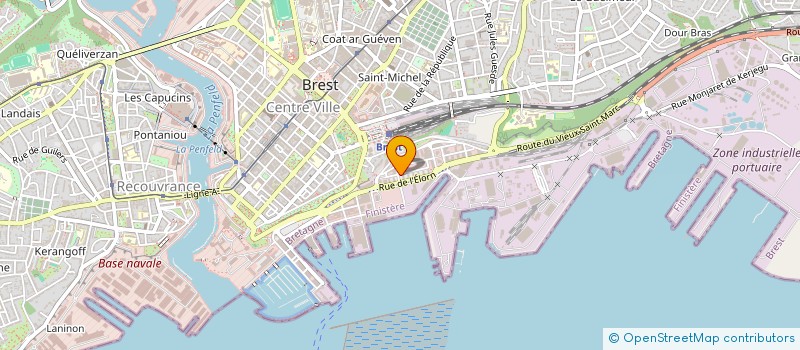 localisation de l'entreprise LES DOMAINES EUROPE à BREST