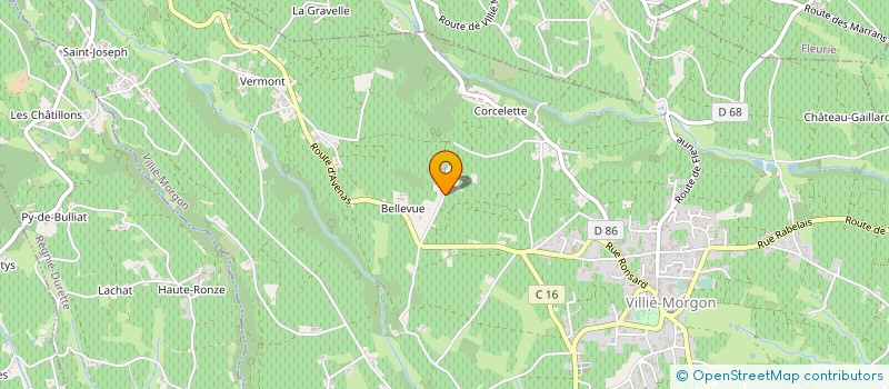 localisation de l'entreprise LES DOMAINES JEAN LORON à VILLIE-MORGON
