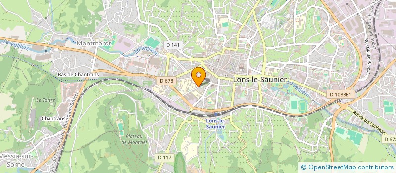 localisation de l'entreprise LES DOMBES à LONS-LE-SAUNIER