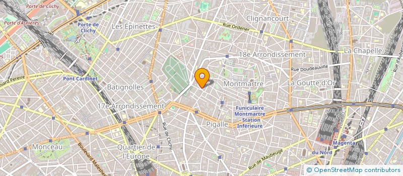 localisation de l'entreprise LES DOMINANTES  PARIS