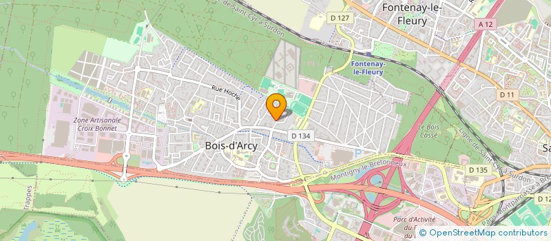 localisation de l'entreprise LES DOMINOS D'ARCY  BOIS-D'ARCY