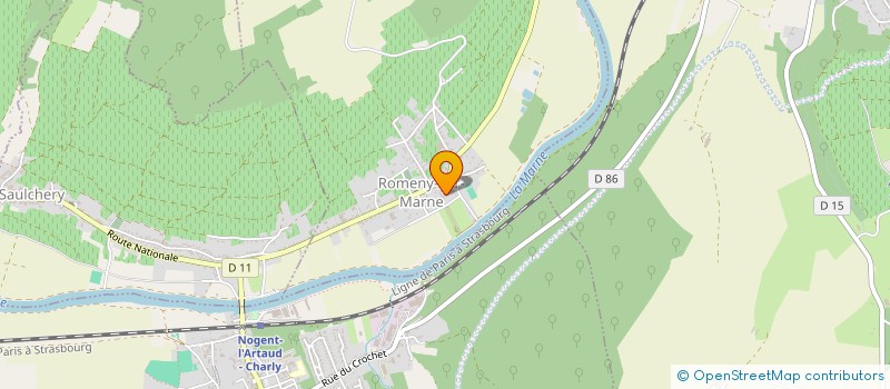 localisation de l'entreprise LES DOMINOTTES à ROMENY-SUR-MARNE