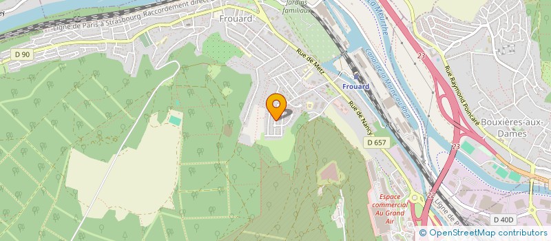 localisation de l'entreprise LES DOMPTEURS D ETOILES  FROUARD