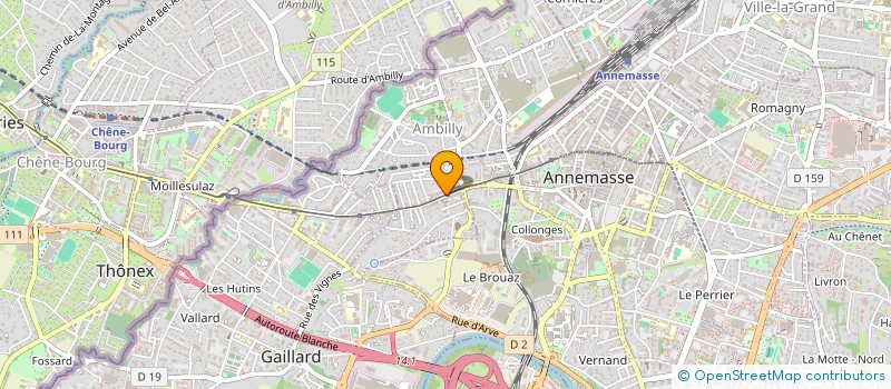 localisation de l'entreprise LES DOMS  AMBILLY