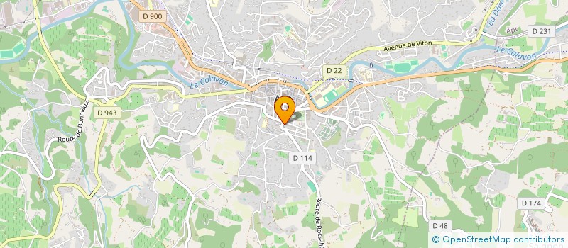 localisation de l'entreprise LES DONDONS  APT