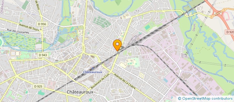 localisation de l'entreprise LES DONNEURS DE SERENADE à CHATEAUROUX