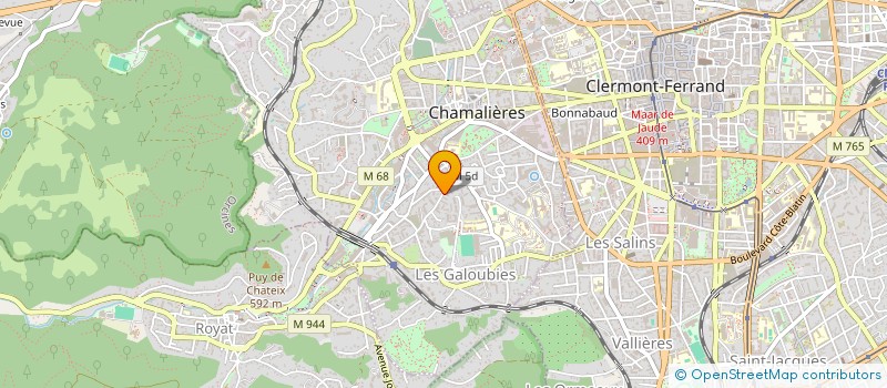 localisation de l'entreprise LES DONNEURS DE SERENADES à CHAMALIERES